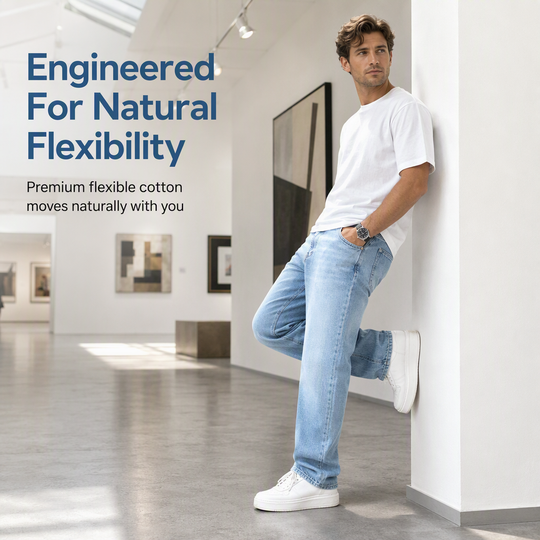 👖 LIMITED-TIME 50% OFF! ✨Men's Classic Straight Leg Jeans