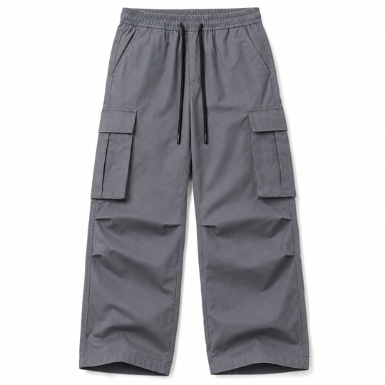 👖 Lightweight Feel, Utility Pockets | Men's Drawstring Cargo Pants