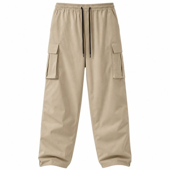 👖 Lightweight Feel, Utility Pockets | Men's Drawstring Cargo Pants