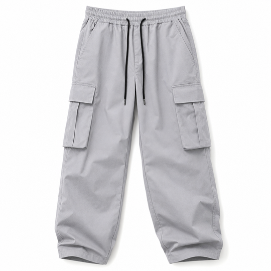 👖 Lightweight Feel, Utility Pockets | Men's Drawstring Cargo Pants