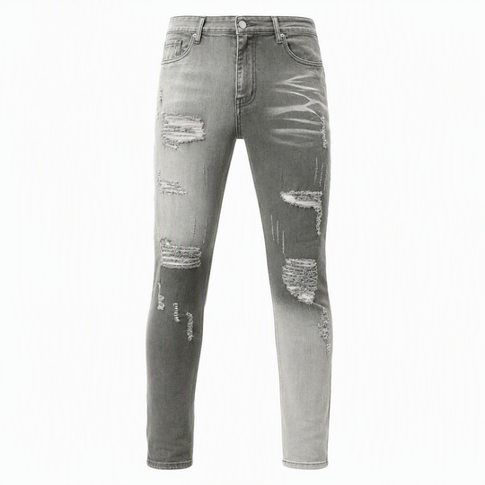 Men's Slim Fit Ripped Jeans
