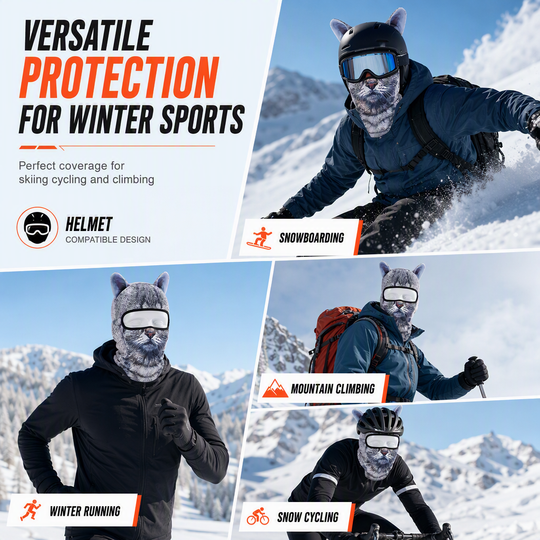 📢📢50% OFF !! ⏰Animal Print Windproof Balaclava Face Mask