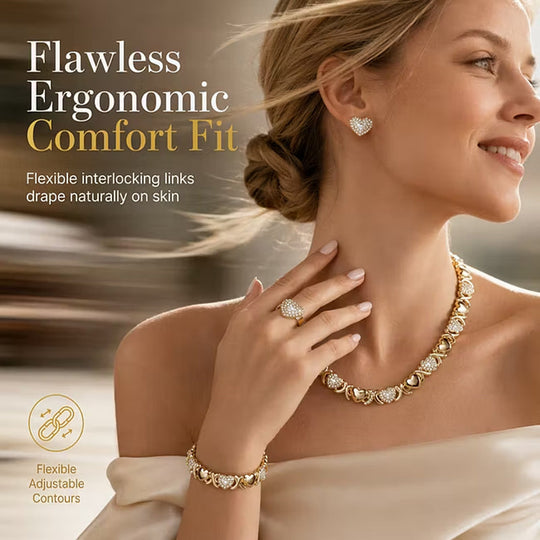 💖 LIMITED-TIME 30% OFF! ✨ Classic Heart 4-Piece Jewelry Set – Sparkling, Lightweight, Multi-occassion 🎀