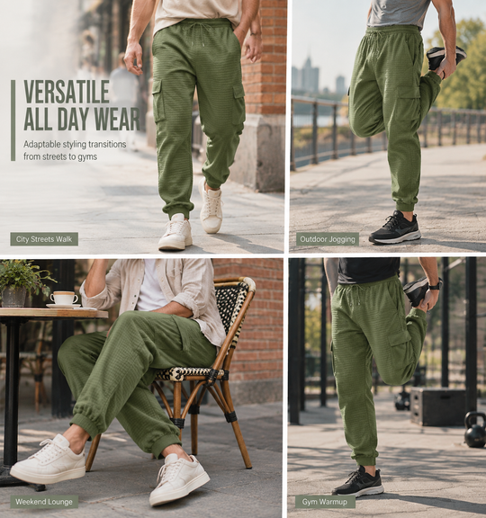 💕BUY 2 Free Shipping✈️Men's Casual Cargo Jogger Pants