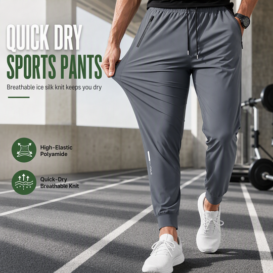 Men's Quick Dry Stretch Sports Pants