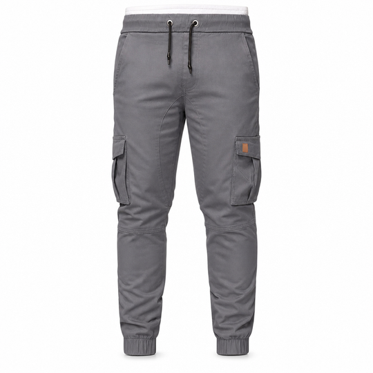 Men's Casual Solid Color Cargo Jogger Pants