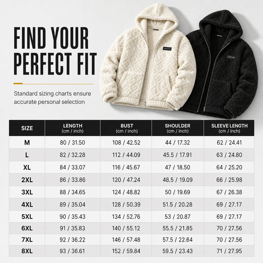 Men's Cable Embossed Sherpa Fleece Zip Up Hooded with Pockets