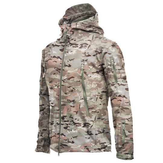 Men's Outdoor Windproof Tactical Hooded Jacket