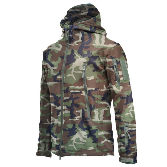 Men's Outdoor Windproof Tactical Hooded Jacket