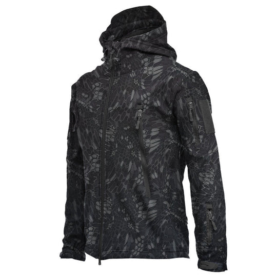Men's Outdoor Windproof Tactical Hooded Jacket
