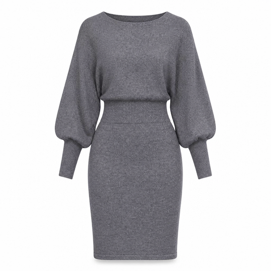 Women's Long Sleeve Knit Sweater Dress