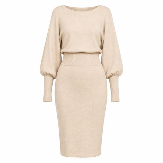 Women's Long Sleeve Knit Sweater Dress