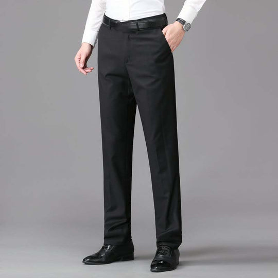 💼 Sharp Look, Easy Movement | Men's Lightweight Stretch Suit Pants