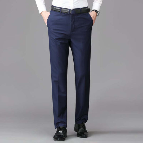💼 Sharp Look, Easy Movement | Men's Lightweight Stretch Suit Pants