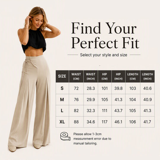 🌸Hot Sale 50% OFF💖Women's Casual High-Waisted Wide-Leg Pants
