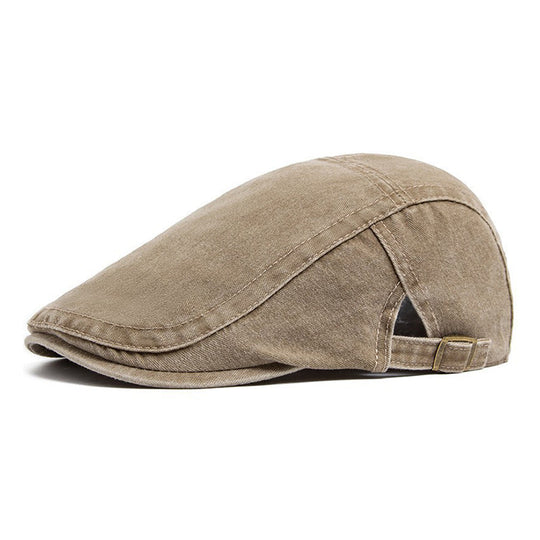🧢✨Unisex Vintage Distressed Beret Flat Cap