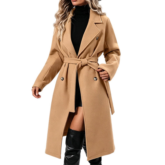 Refined Belted Trench Coat