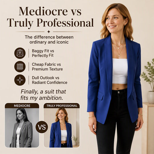🌸Hot Sale 50% OFF💖Women's Casual Versatile Slim Fit Blazer