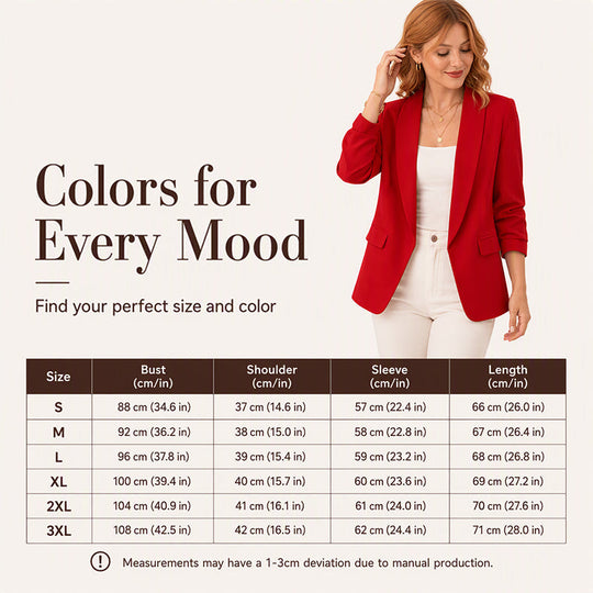 🌸Hot Sale 50% OFF💖Women's Casual Versatile Slim Fit Blazer