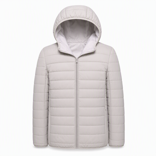 Men's Lightweight Hooded Padded Cotton Casual Short Winter Coat Plus Size