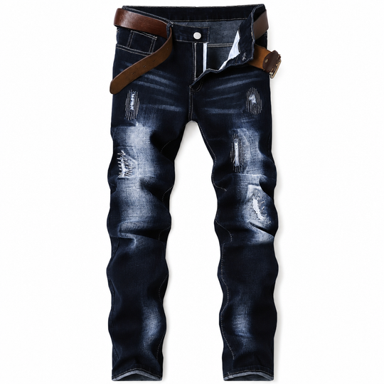 🖤Black Friday Sale:50% OFF🖤👖 Rugged Stretch | Men’s Slim-Fit Ripped Denim Jeans