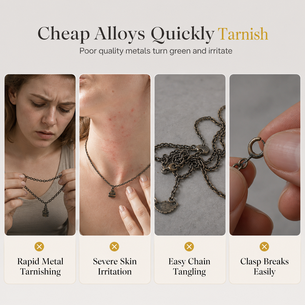 Double Layer A-Z Initial Minimalist Shiny Rhinestone Clavicle Chain