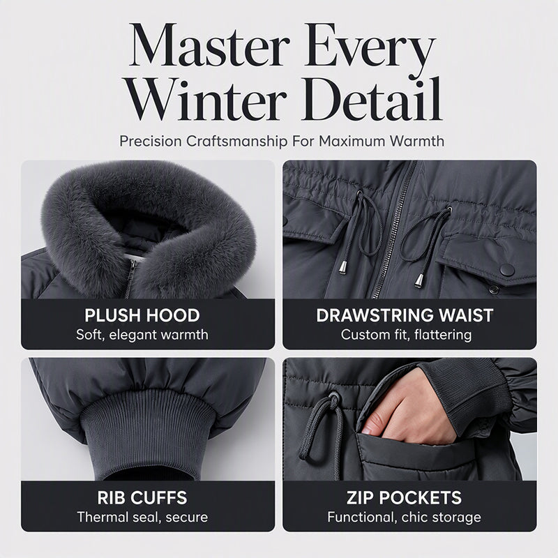 Women's Mid-Long Thickened Padded Coat ⚡Free Shipping⚡