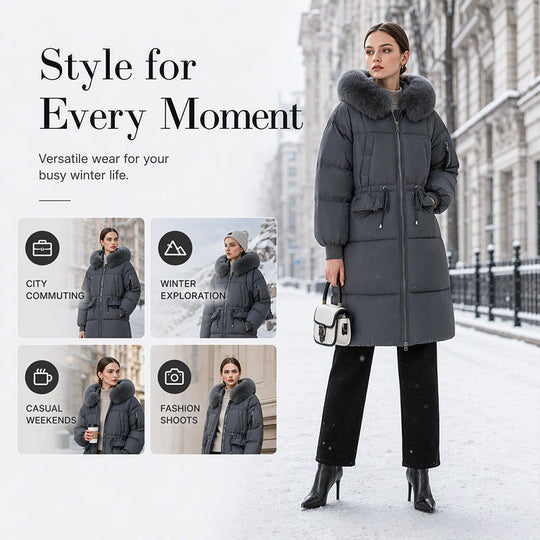 Women's Mid-Long Thickened Padded Coat ⚡Free Shipping⚡