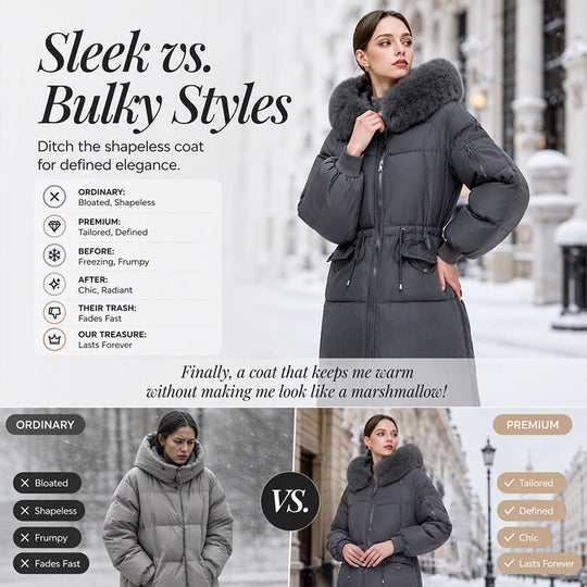 Women's Mid-Long Thickened Padded Coat ⚡Free Shipping⚡