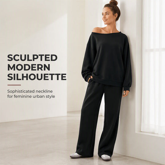 Women's Sweatshirt & Sweatpants 2-Piece Set