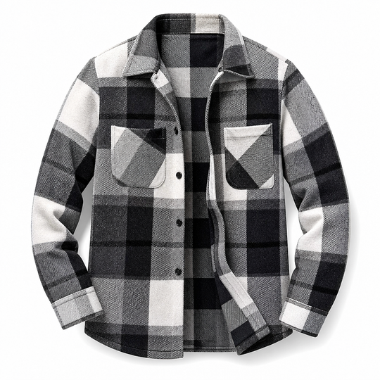 Men's Casual Plaid Flannel Shirt