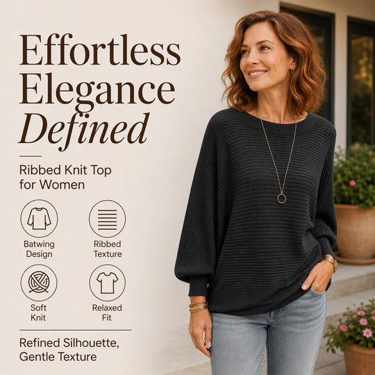Women's Oversized Ribbed Knit Sweater