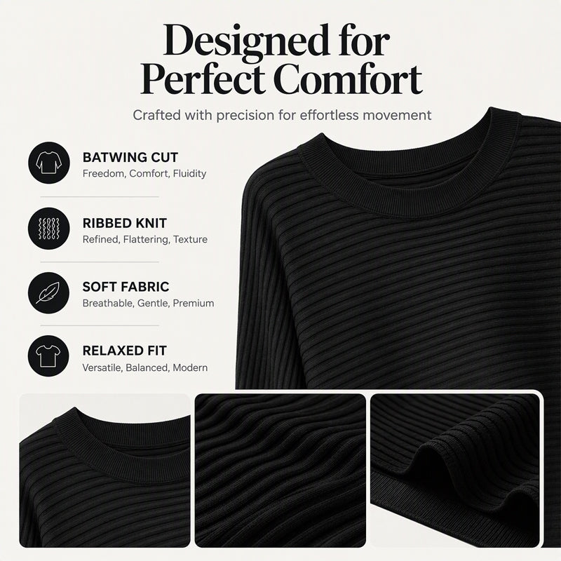 Women's Oversized Ribbed Knit Sweater