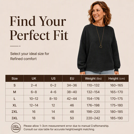 Women's Oversized Ribbed Knit Sweater