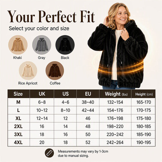 🔥LAST DAY SALE 70% OFF👍✨☁️Soft & Skin-Friendly, Everyday Casual🧥 Women's Hooded Jacket – Comfortable Fabric & Relaxed Fit ✨