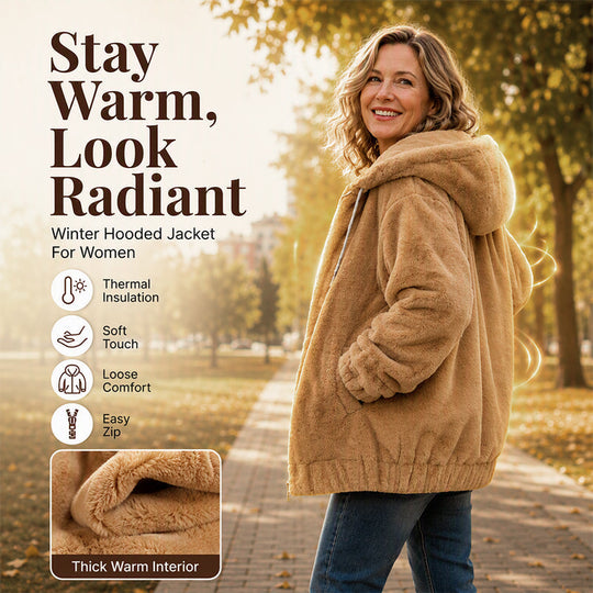 🔥LAST DAY SALE 70% OFF👍✨☁️Soft & Skin-Friendly, Everyday Casual🧥 Women's Hooded Jacket – Comfortable Fabric & Relaxed Fit ✨