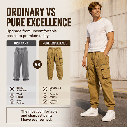 💕Free Shipping✈️Men's Multi Pocket Jogger Cargo Pants