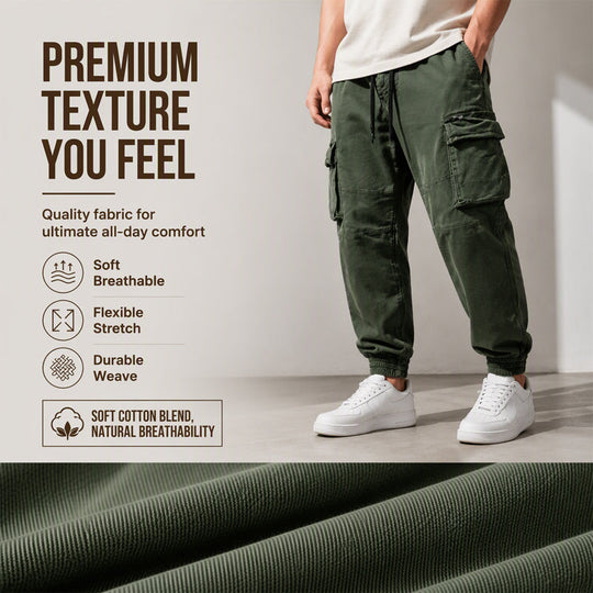 💕Free Shipping✈️Men's Multi Pocket Jogger Cargo Pants