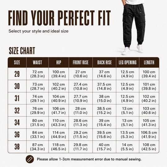 💕Free Shipping✈️Men's Multi Pocket Jogger Cargo Pants