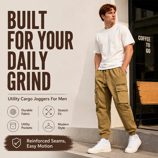💕Free Shipping✈️Men's Multi Pocket Jogger Cargo Pants