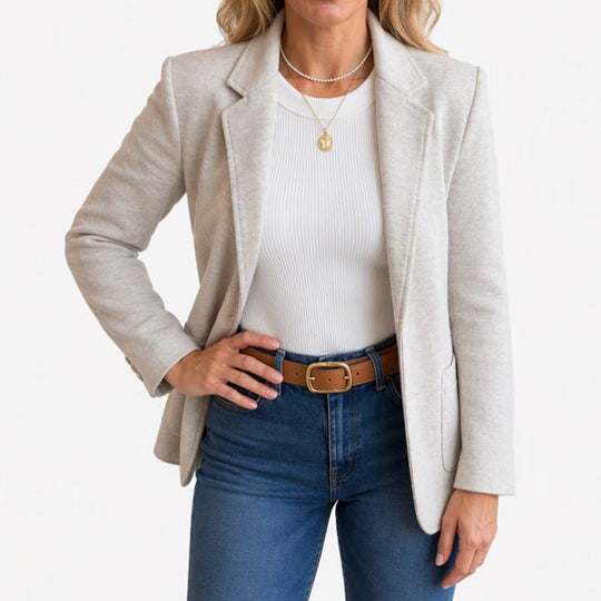 Women's Classic Single Button Blazer