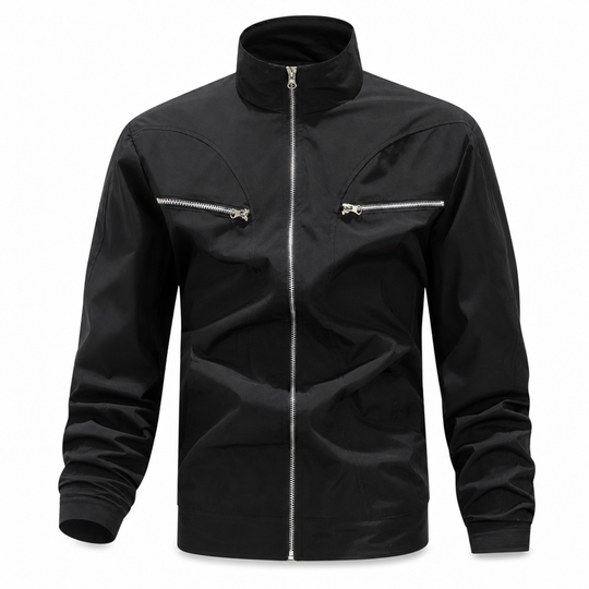 Men's Casual Stand Collar Bomber Jacket