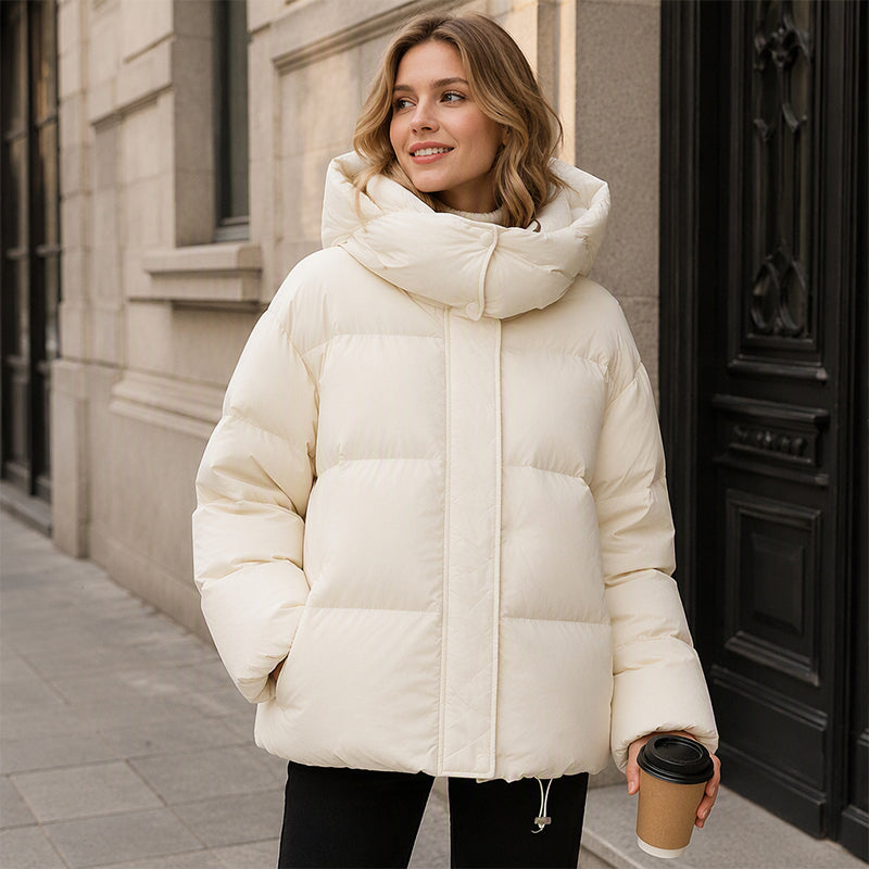 Women's Thickened Short Hooded Winter Coat
