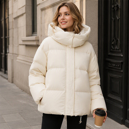 Women's Thickened Short Hooded Winter Coat
