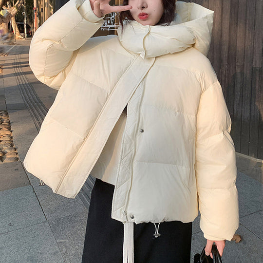 Women's Thickened Short Hooded Winter Coat