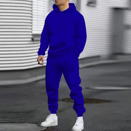 Men's Casual Hoodie & Sweatpants 2-Piece Set