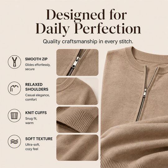 Women's Casual Zip-Up Knit Jacket
