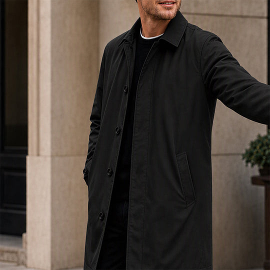 ⚡Free Shipping⚡Men's Water-Resistant Padded Trench Coat