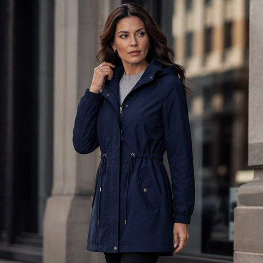 🖤Black Friday Sale:50% OFF🖤Women's Mid-Length Hooded Windbreaker Jacket