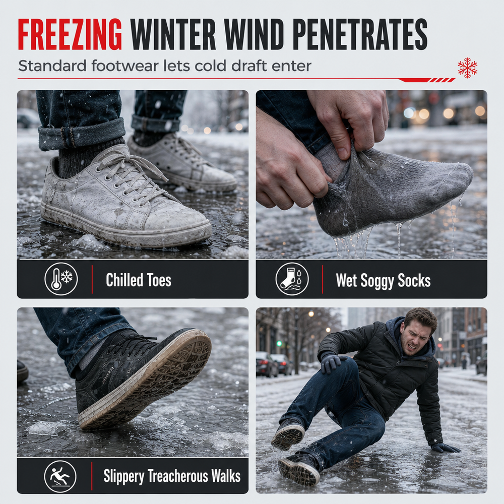 💕BUY 2 Free Shipping✈️ Women's High‑Top Winter Snow Boots, Waterproof Non‑Slip Tall Boots with Thick Plush Lining & Thick Sole for Outdoor Snowy Days👢